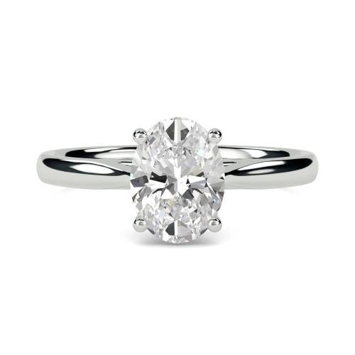 Oval Solitaire Lab Grown Diamond Ring