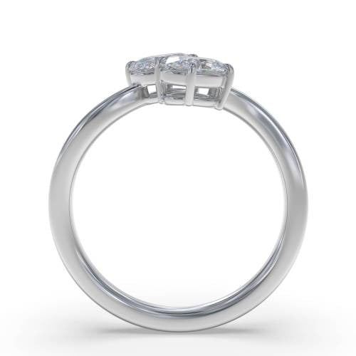 Oval Two Stone Lab Grown Diamond Ring