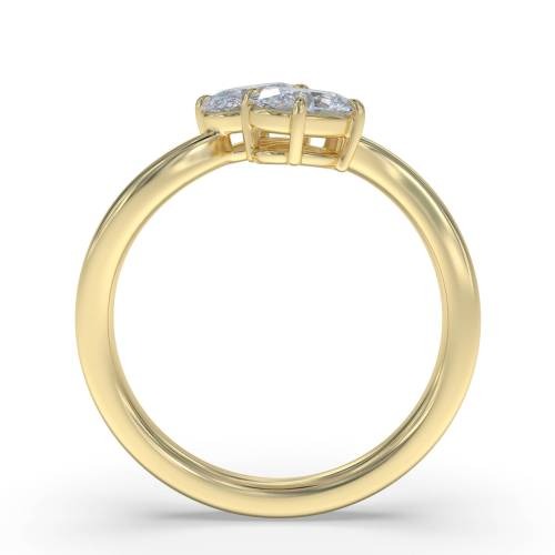 Oval Two Stone Lab Grown Diamond Ring