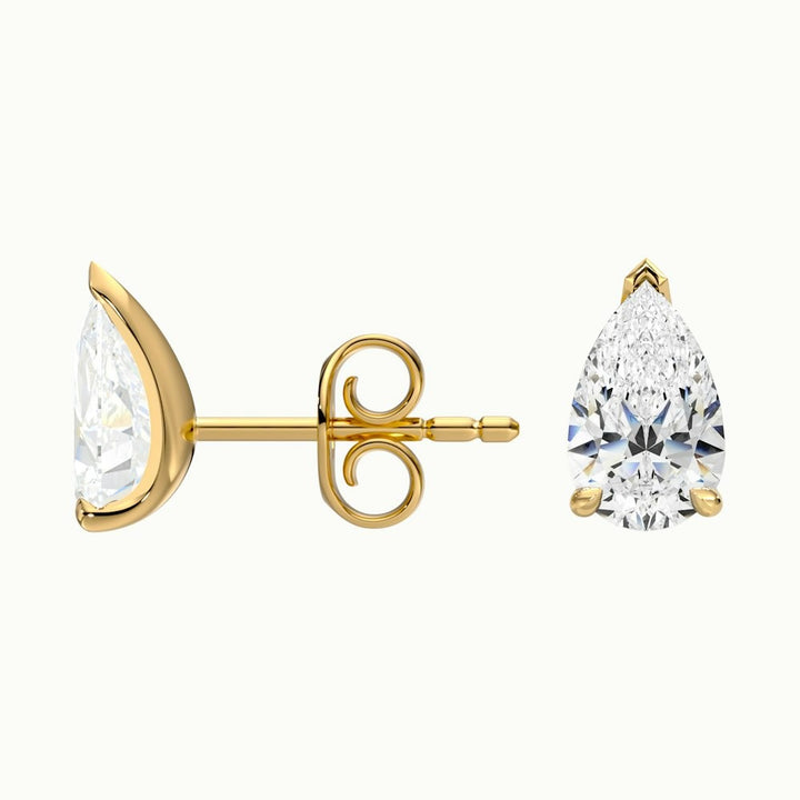 Pear Lab Diamond Earrings