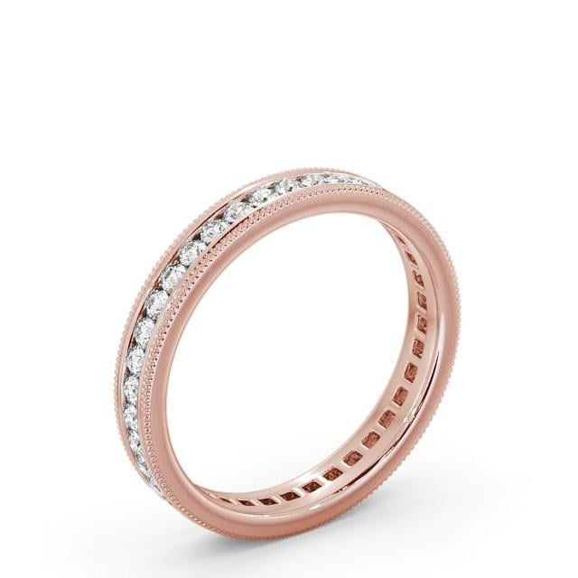 Pia Full Eternity Round Lab Diamond Vintage Style Ring