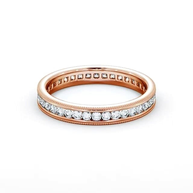 Pia Full Eternity Round Lab Diamond Vintage Style Ring