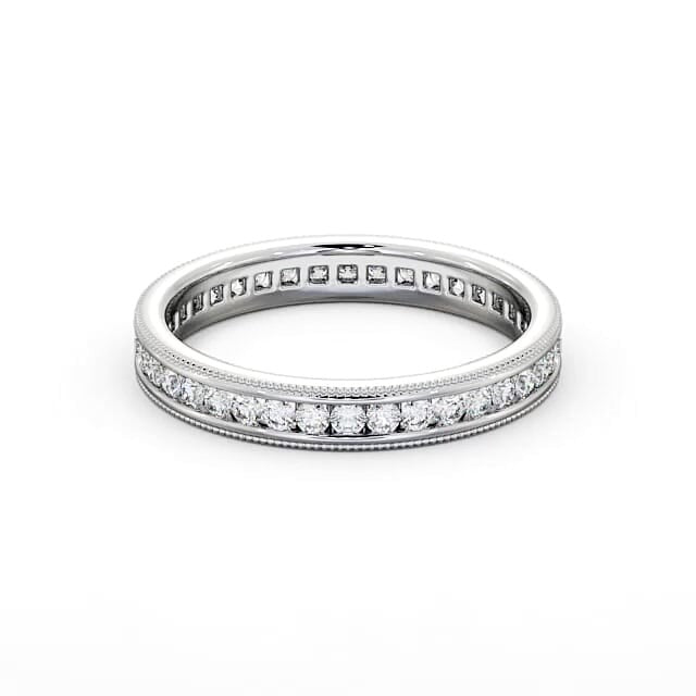 Pia Full Eternity Round Lab Diamond Vintage Style Ring