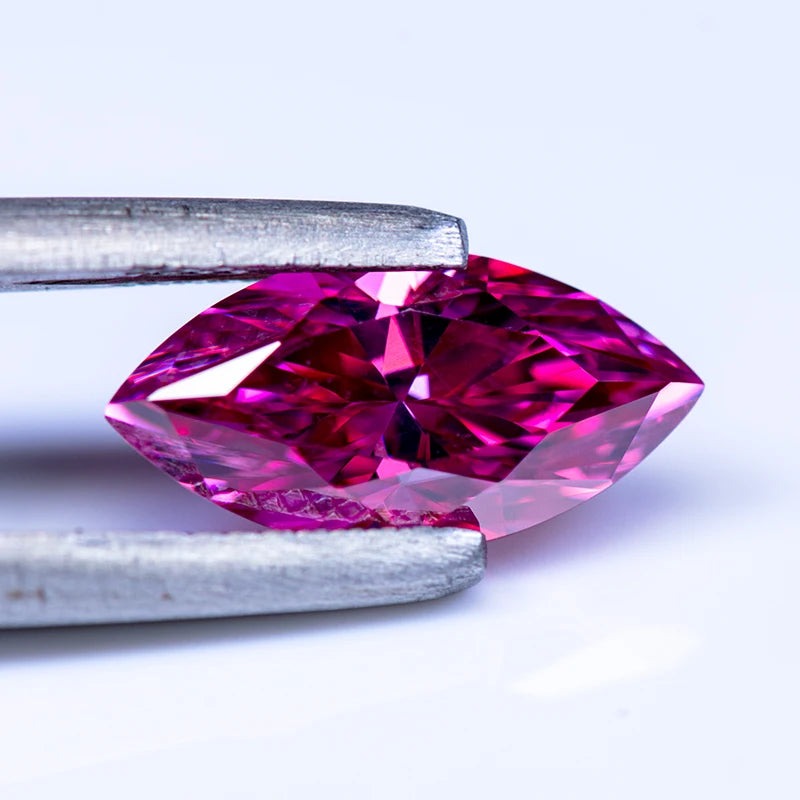 Pink Moissanite Marquise Shape Gemstones