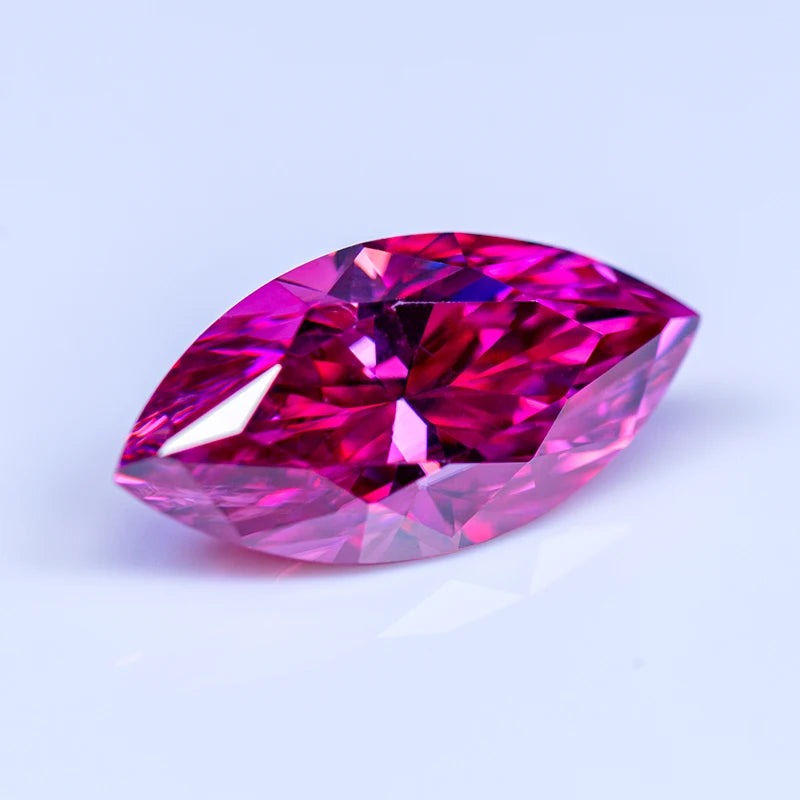 Pink Moissanite Marquise Shape Gemstones