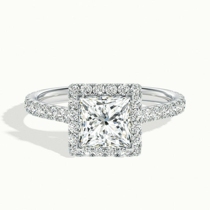 Princess Classic Oberon Moissanite Engagement Ring