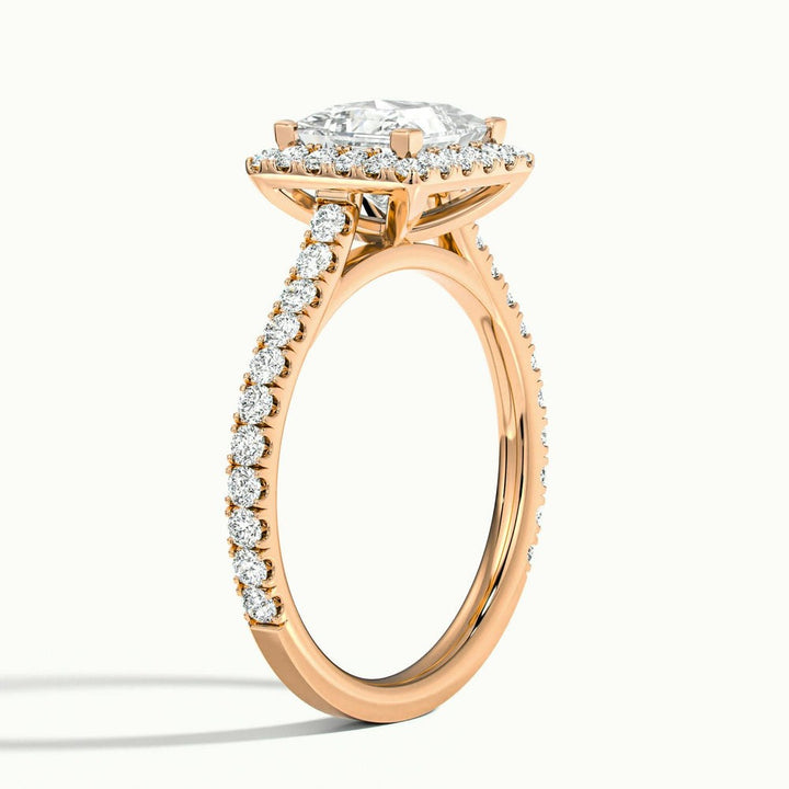 Princess Classic Oberon Moissanite Engagement Ring