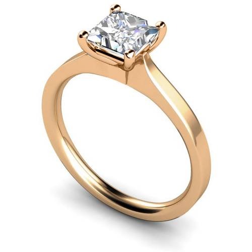 Princess Solitaire Lab Grown Diamond Ring 