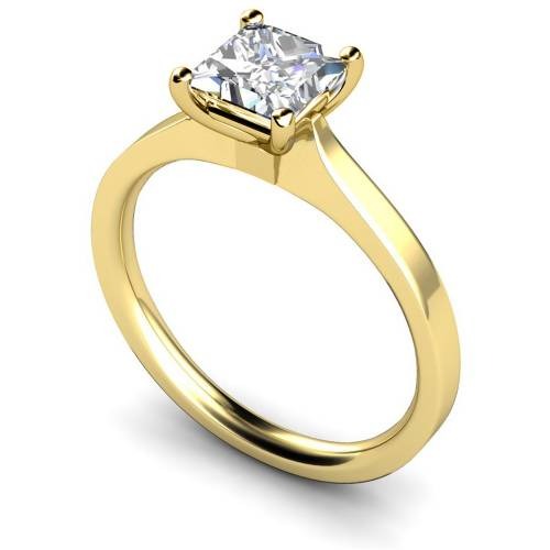 Princess Solitaire Lab Grown Diamond Ring 