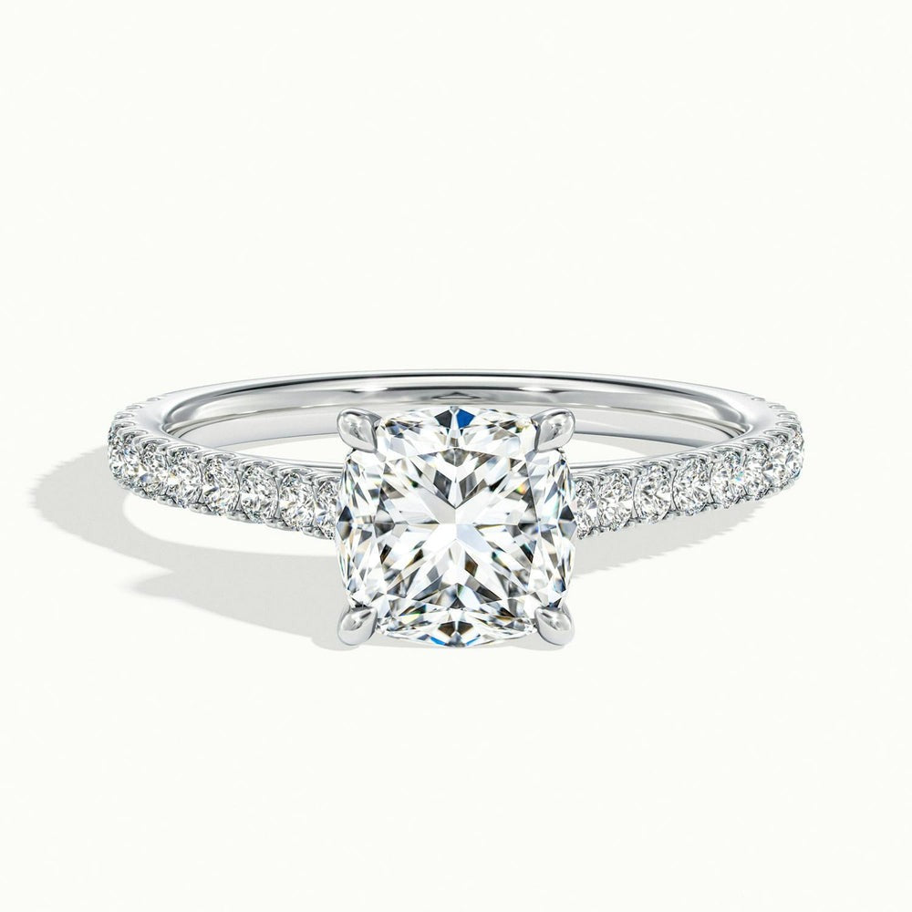 Ravenous Cushion Moissanite Engagement Ring