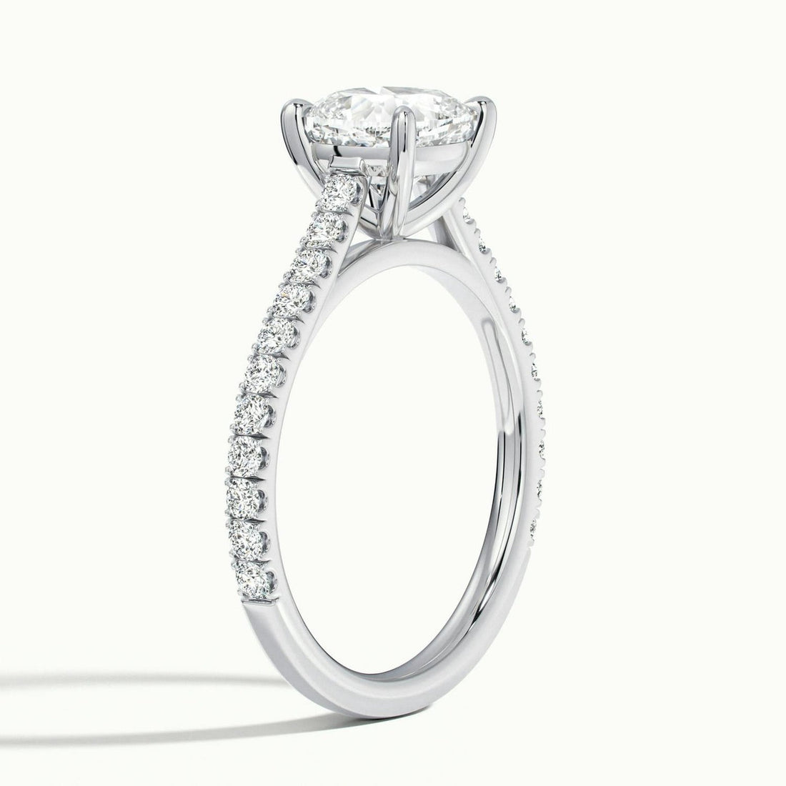 Ravenous Cushion Moissanite Engagement Ring