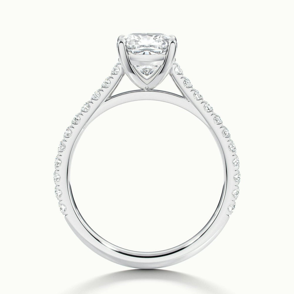 Ravenous Cushion Moissanite Engagement Ring