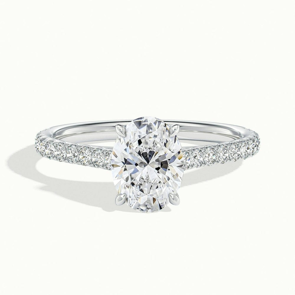 Ravenous Oval Moissanite Engagement Ring