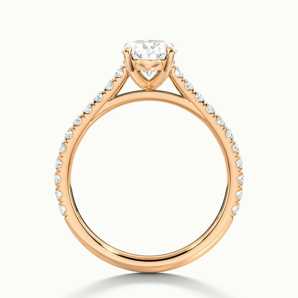 Ravenous Oval Moissanite Engagement Ring