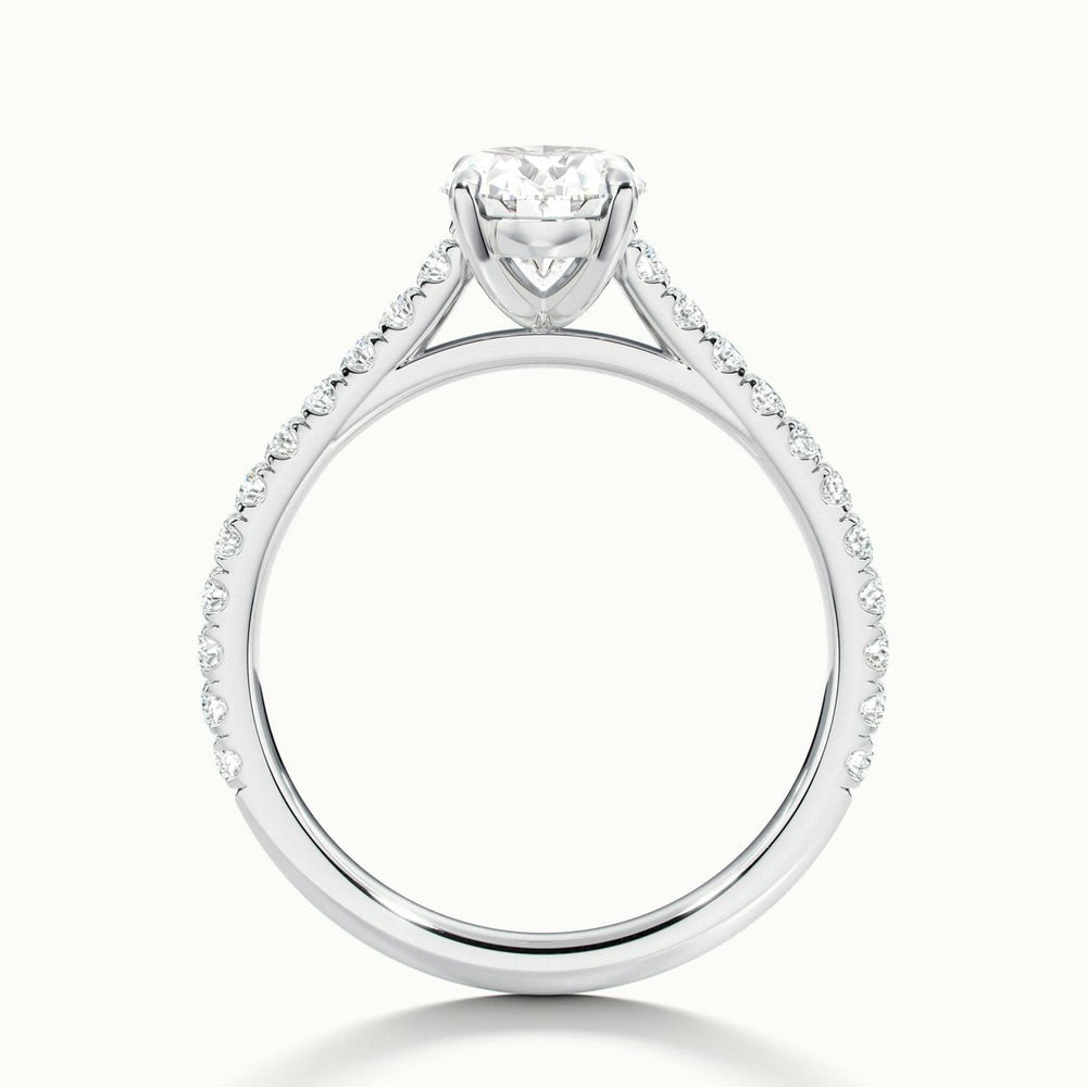 Ravenous Oval Moissanite Engagement Ring