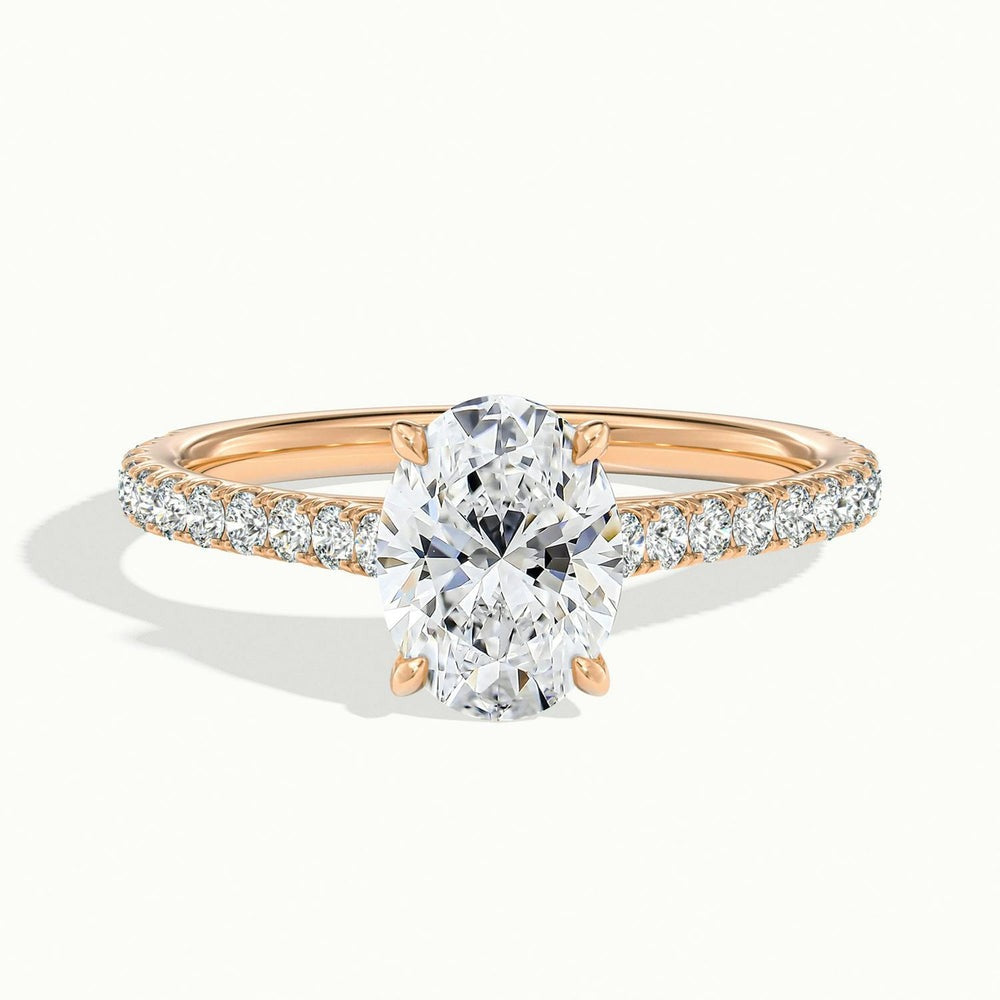 Ravenous Oval Moissanite Engagement Ring