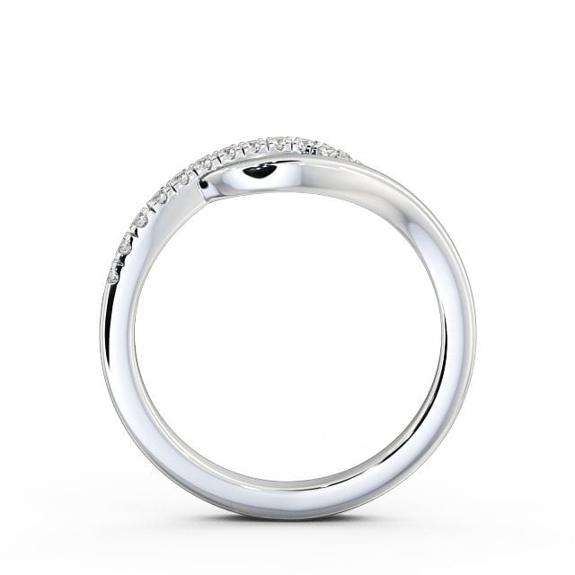 Reina Half Eternity 0.12ct Round Lab Diamond Overlapping Design Ring