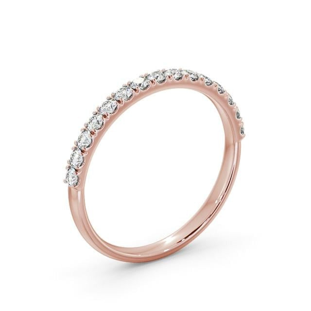 Reina Half Eternity Round Moissanite Classic Ring