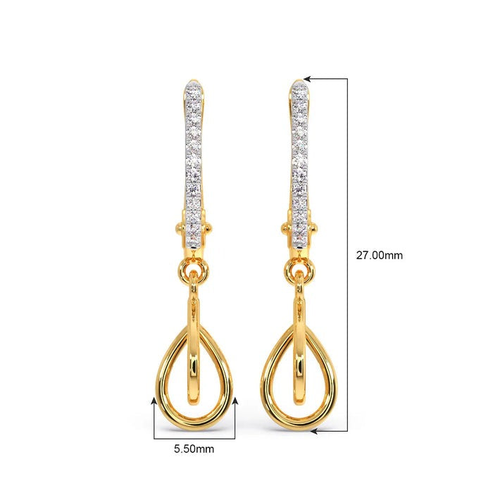 Rhapsody Lab Diamond Earrings