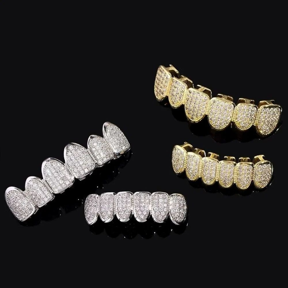 Round Cut Moissanite Round Cut Moissanite Iced Out Customize Grillz