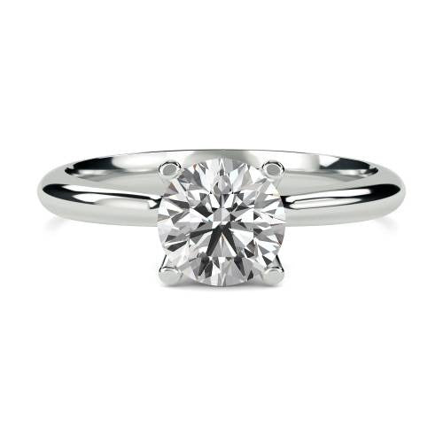 Round Solitaire Lab Grown Diamond Ring