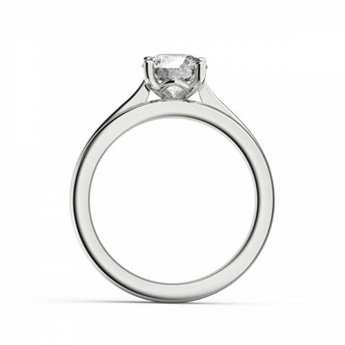 Round Diamond Solitaire Bridal Set Lab Grown Diamond Rings