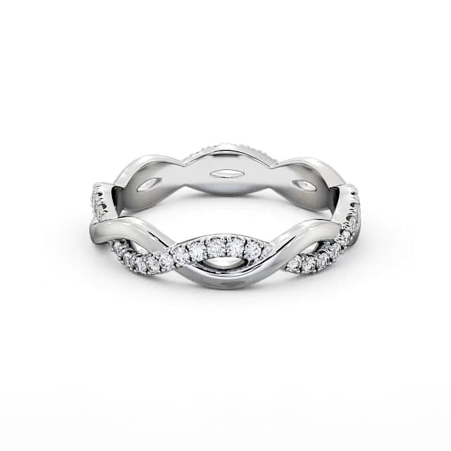 Ruby Full Eternity 0.30ct Infinity Design Lab Diamond Ring