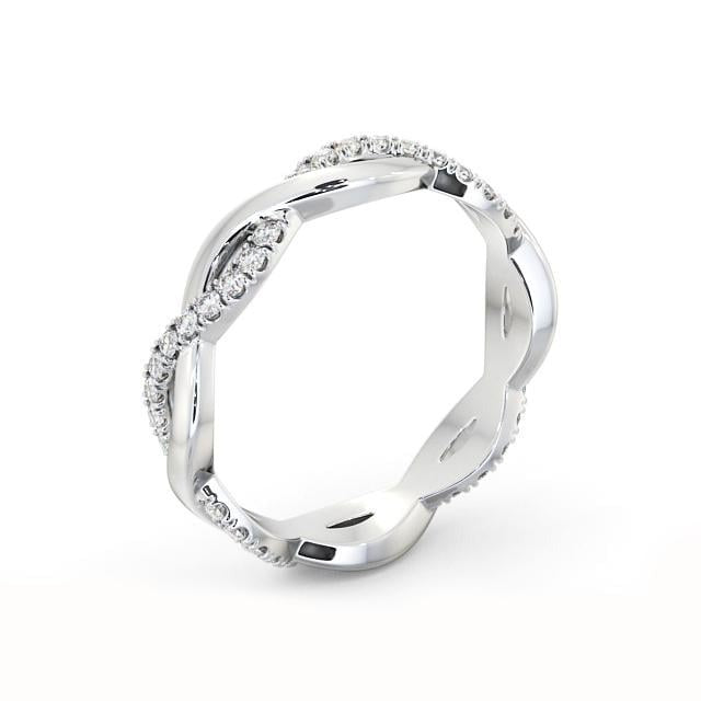 Ruby Full Eternity 0.30ct Infinity Design Lab Diamond Ring