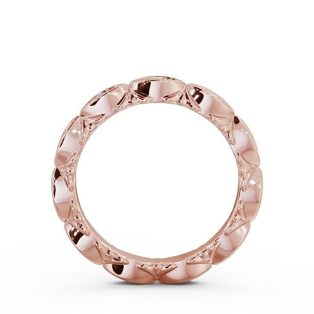 Ruby Half Eternity 0.10ct Round Lab Diamond Ring