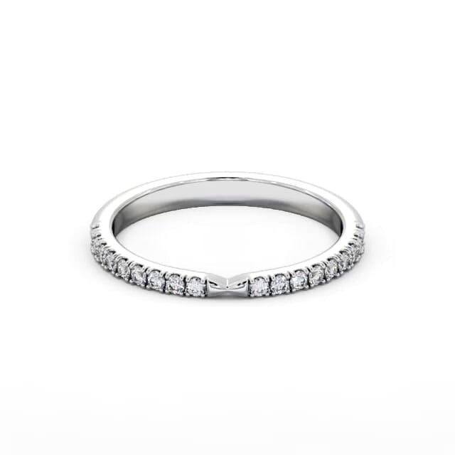 Sage Half Eternity Round Lab Diamond Pinched Design Ring
