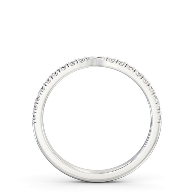 Sage Half Eternity Round Lab Diamond Pinched Design Ring