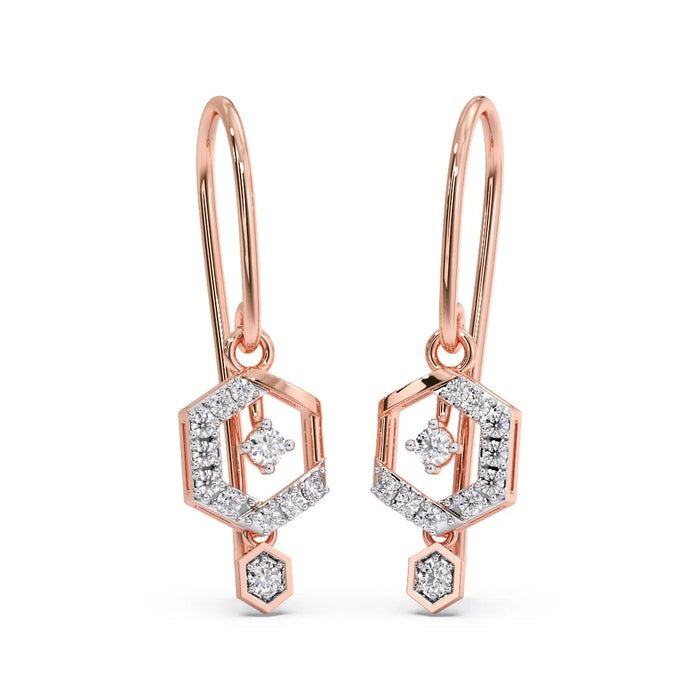 Seisear Dangle Moissanite Earrings