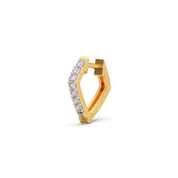 Serpent Heights Lab Diamond Hoop Earrings 