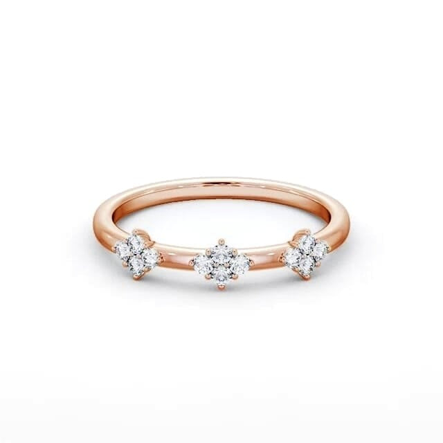 Sofie Round Lab Diamond 0.18ct Cluster Wedding Ring