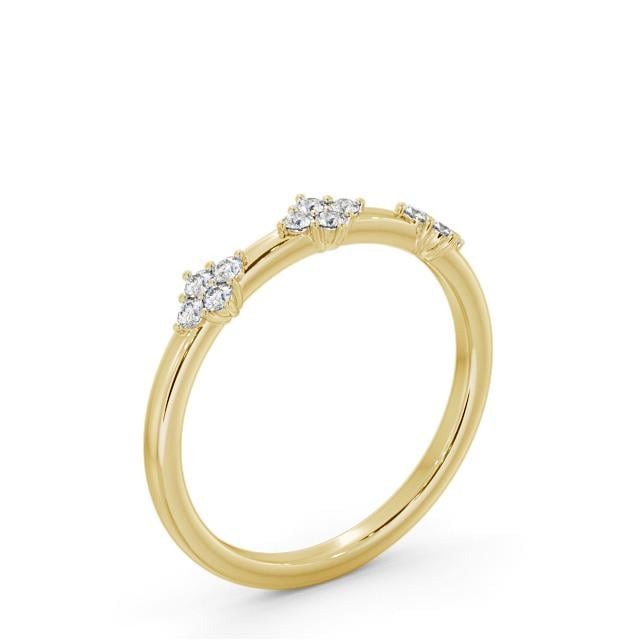 Sofie Round Lab Diamond 0.18ct Cluster Wedding Ring