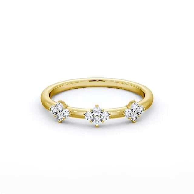 Sofie Round Lab Diamond 0.18ct Cluster Wedding Ring