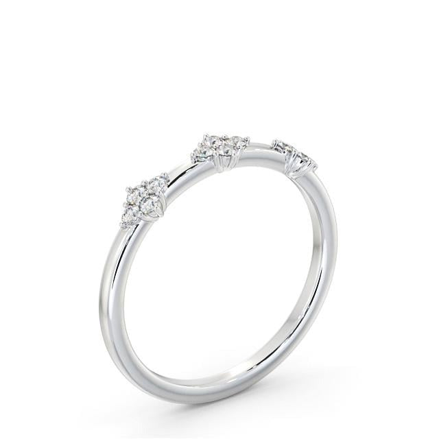 Sofie Round Lab Diamond 0.18ct Cluster Wedding Ring