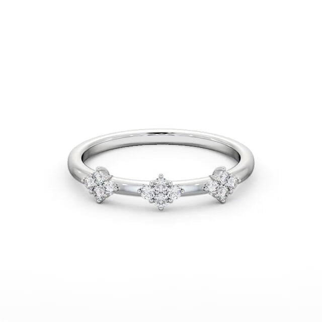 Sofie Round Lab Diamond 0.18ct Cluster Wedding Ring