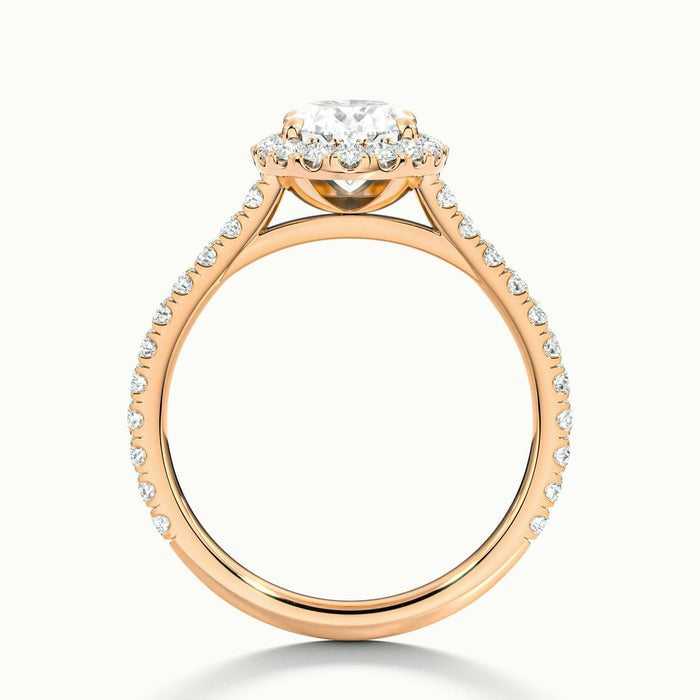 Spark Oval Classic Oberon Moissanite Engagement Ring