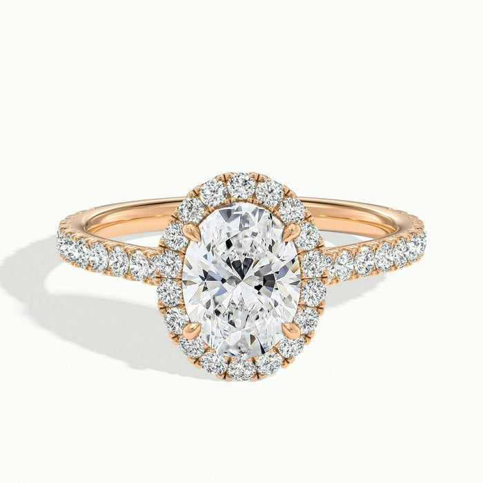 Spark Oval Classic Oberon Moissanite Engagement Ring