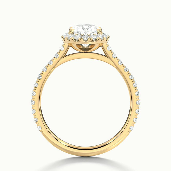 Spark Oval Classic Oberon Moissanite Engagement Ring