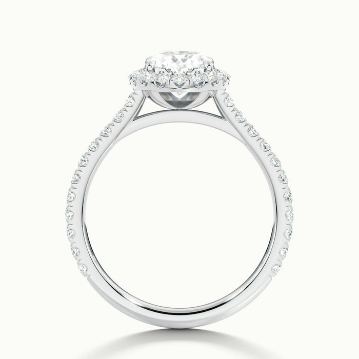 Spark Oval Classic Oberon Moissanite Engagement Ring