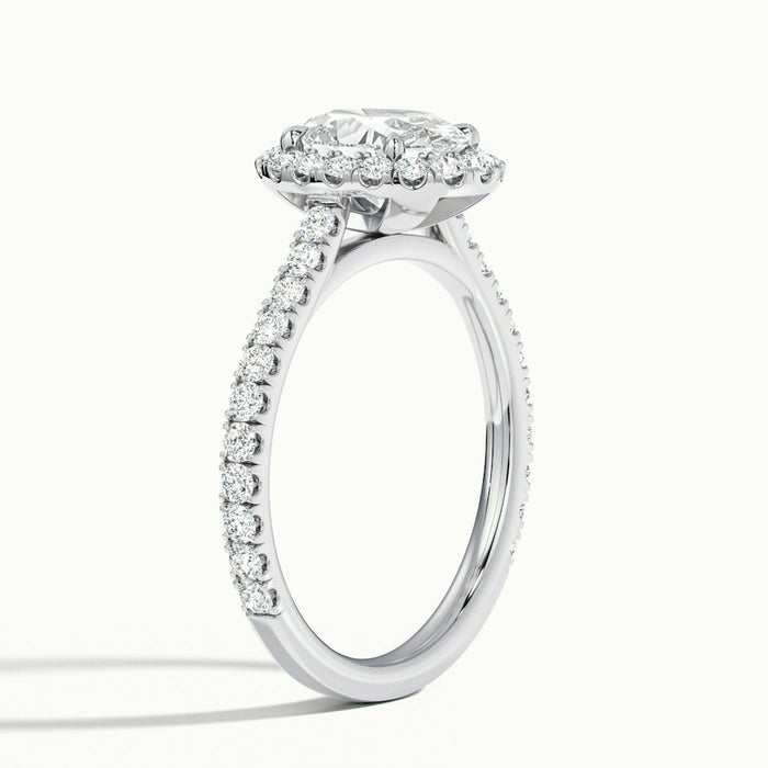 Spark Oval Classic Oberon Moissanite Engagement Ring