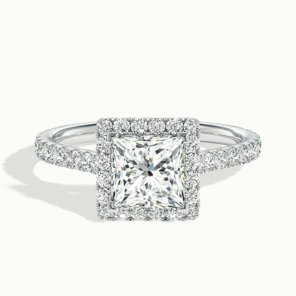 Spark Princess Classic Oberon Moissanite Engagement Ring