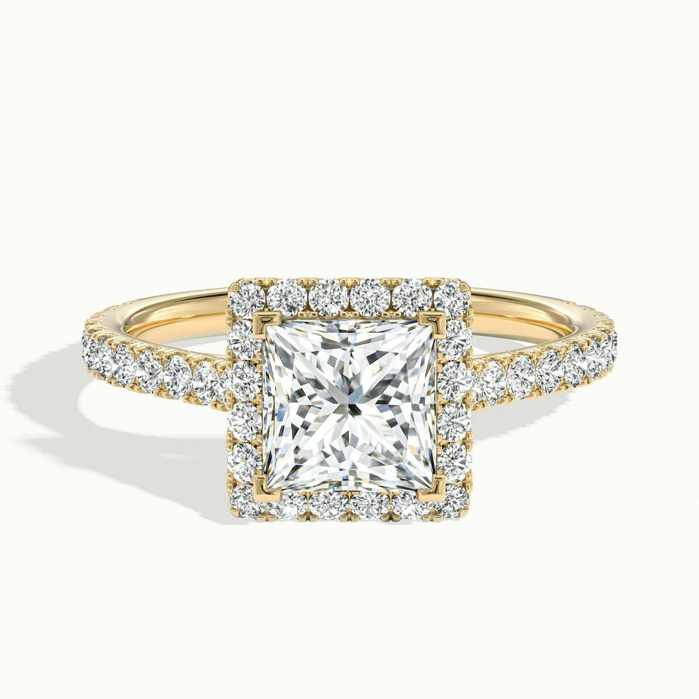 Spark Princess Classic Oberon Moissanite Engagement Ring