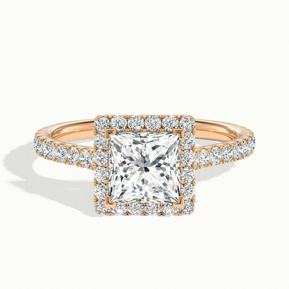 Spark Princess Classic Oberon Moissanite Engagement Ring