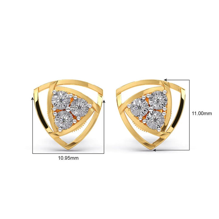 Sparkling Miracle Plate Lab Diamond Earrings