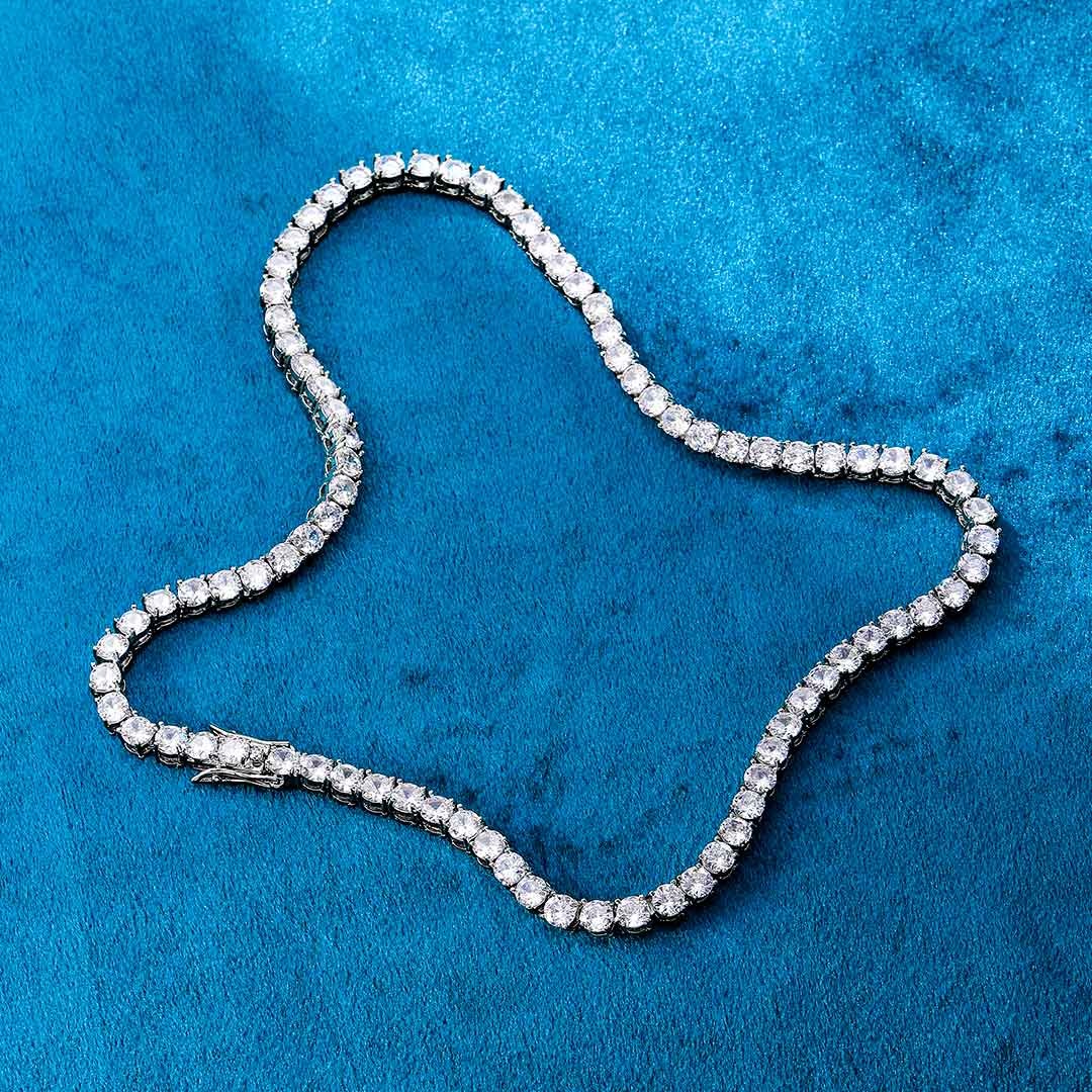 Spectrum 5mm Moissanite Tennis Chain – Grown Leo