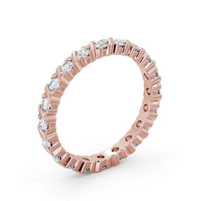 Tessa Full Eternity Round Lab Diamond Patterned Ring
