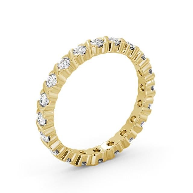 Tessa Full Eternity Round Lab Diamond Patterned Ring